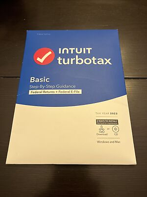#ad #ad TurboTax Basic 2023 Federal For 5 No State Tax Software