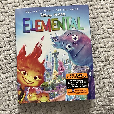 #ad Elemental Blu ray™ DVD Digital Code 2023