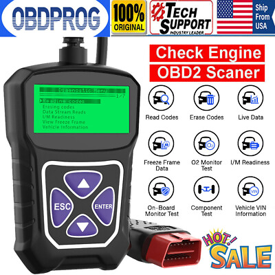 #ad Automotive OBD Scanner Car Code Reader OBD2 Check Engine Light Diagnostic Tool