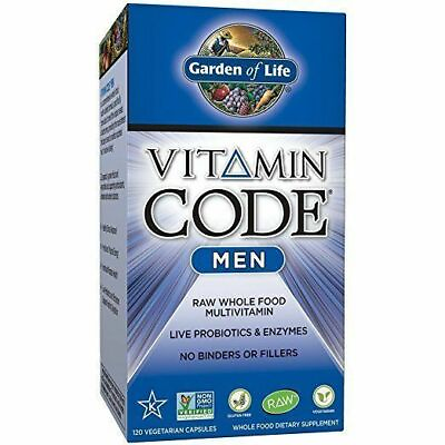 #ad #ad Garden of Life Vitamin CODE MEN 120 Vegetarian Capsules Exp 02 2025 #3687