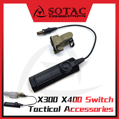 #ad SOTAC GEAR Hunting Light Remote Pressure Switch for X300 X400 Series Flashlight