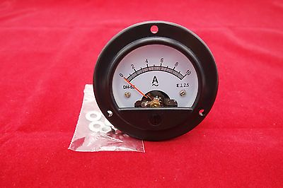 #ad 1pc AC 0 10A Round Analog Ammeter Panel AMP Current Meter Dia. 66.4mm DH52