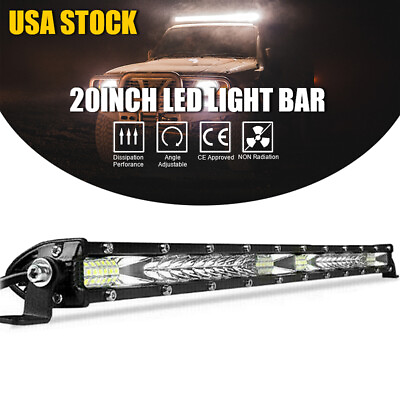 #ad #ad 22 inch 1520W Led Light Bar Spot Flood Combo Work For Jeep 4WD Truck SUV ATV US