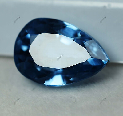 #ad 8.85 Ct Sapphire Light Blue Pear Shape CERTIFIED Gemstone Loose