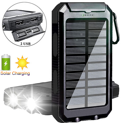#ad Super 10000000mAh USB Portable Charger Solar Power Bank For Cell Phone 2024
