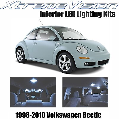 #ad #ad Xtremevision Interior LED for Volkswagen Beetle 1998 2010 9 Pieces Cool...