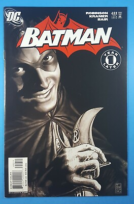 #ad Batman #652 Robin Cover DC Comics 2006 One Year Later First Printing