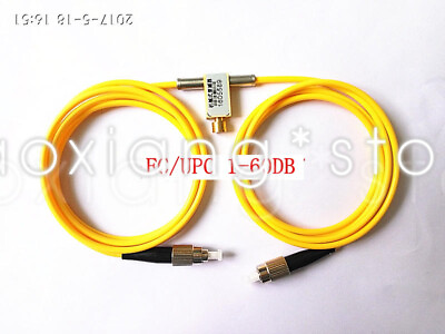 #ad online adjustable fiber attenuator FC UPC 1 60DB 1260 1650nm