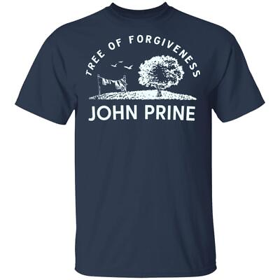 #ad John Prine Tree of Forgiveness T shirt Navy Short Sleeve All Sizes G3864