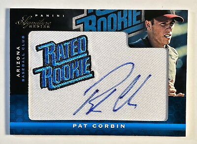 #ad 2012 Signature Series Rated Rookie Patch Autograph Pat Corbin 299 Auto National