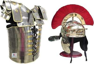 #ad #ad Roman Lorica SEGMENTATA with Centurion Helmet Hallowen Costume