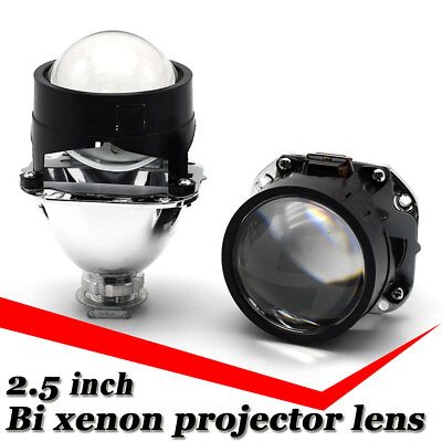 #ad 2.5#x27;#x27; H1 HID Bi xenon Projector Lens Fit H4 H7 Hi Lo Beam car Headlight Retrofit