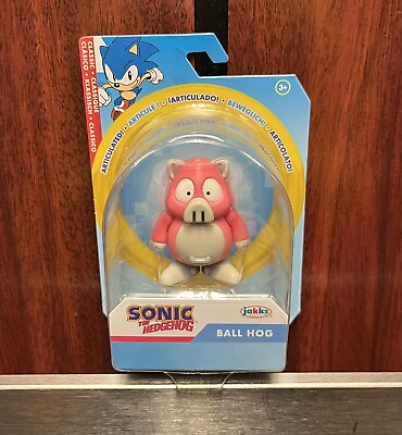 #ad Sonic The Hedgehog BALL HOG 2.5” Jakks Pacific Wave 17 Figure *SHIPS TODAY*