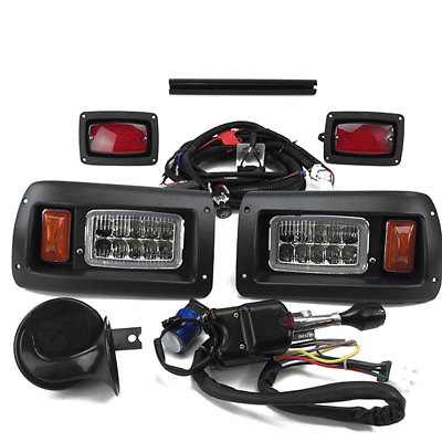 #ad CLUB CAR DS GOLF CART DELUXE STREET LEGAL ALL LED Light Kit 1982 UP