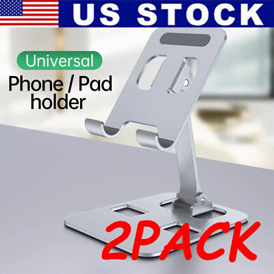 #ad #ad Universal Metal Desk Tabletop Phone iPad Tablet Stand Holder Foldable Adjustable