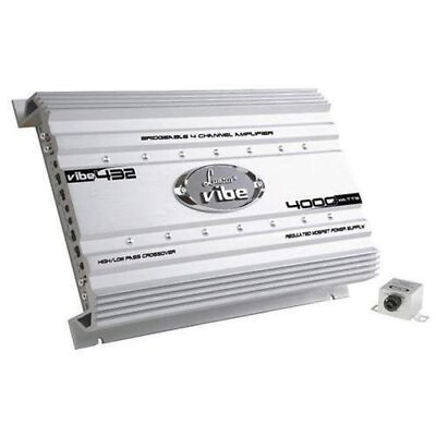 #ad Lanzar VIBE432 Vibe 4000 Watt 4 Channel Mosfet Amplifier Car Audio Amp