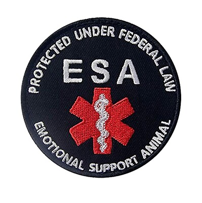 #ad Emotional Support Animal ESA Protected Federal Law Medical EMT Hook amp; Loop Patch