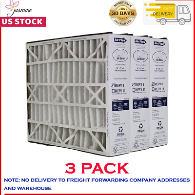 #ad 3PK Trion 255649 102 Air Bear 20x25x5 Inch MERV 8 Air Purifier Filter
