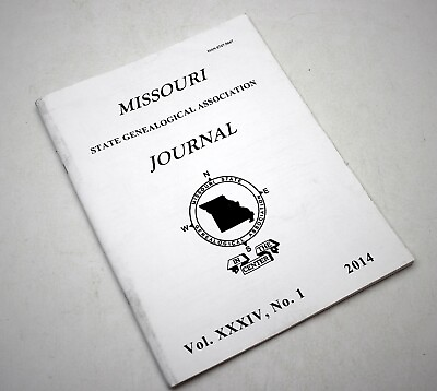 #ad Missouri State Genealogical Association Journal Volume 34 Number 1 2014