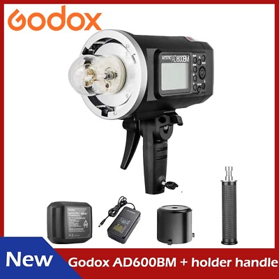 #ad Godox AD600BM Manual Version HSS 600W Outdoor Flash Strobe Light Bowens Mount