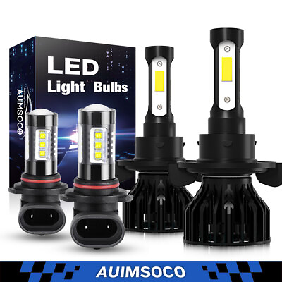 #ad #ad For Dodge Caliber 2007 2009 Combo LED Headlight HighLow BeamFog Light Kit