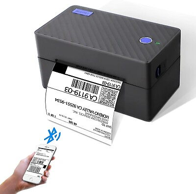 #ad Label Printer Bluetooth Shipping Label Printer Wireless 4x6 Thermal Printer