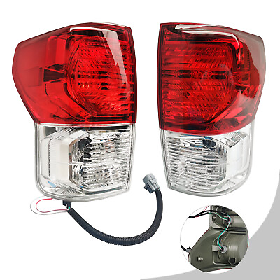 #ad Fits 2010 2013 Toyota Tundra Pair Tail Lights Brake Lamps LeftRight Replacement