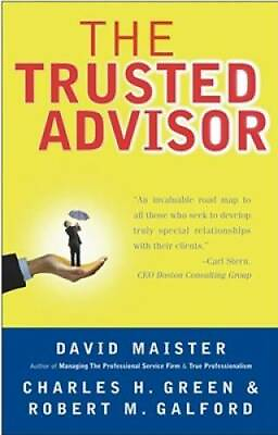 #ad The Trusted Advisor Paperback By Maister David H. GOOD