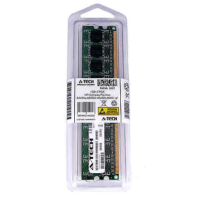 #ad 1GB DIMM HP Compaq Pavilion A6460a A6460d A6460t A6461.af A6461.be Ram Memory