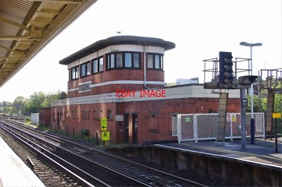 PHOTO WOKING OLD SIGNAL BOX THE OLD SIGNAL BOX AT WOKING WAS OPENED IN 1937 AND