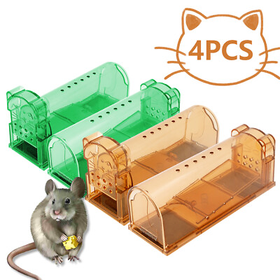 #ad Humane Mouse Traps 2 Pcs Live Catch and Release green US Fast Ship