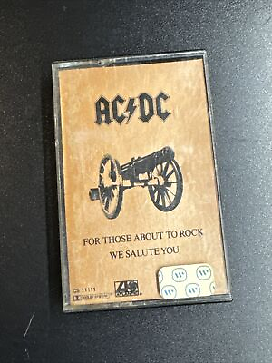 #ad AC DC For Those About To Rock Cassette FREE SHIPPING