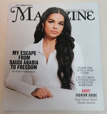 #ad MAGAZINE The Times Magazine Rahaf Mohammed Saudi Arabia To Freedom Cover VG