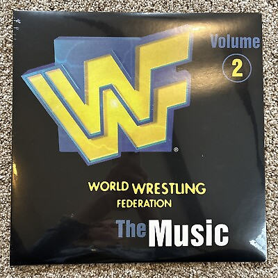 #ad World Wrestling Federation the Music Volume 2 Vinyl Sealed