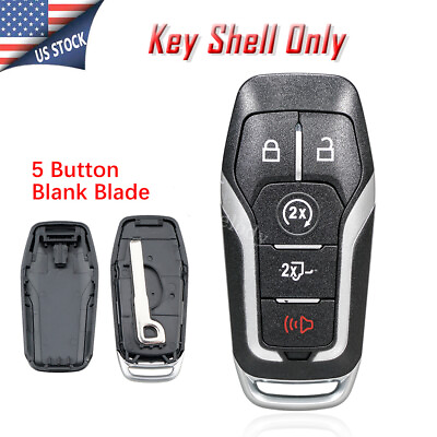 #ad 5B Remote Key Fob Shell Case Cover For 2015 2017 Ford F 150 Explorer Edge Fusion