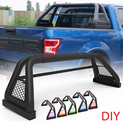 #ad DIY Adjustable Truck Bed Chase Rack Roll Bar For Dodge Ram F 150 Titan Tundra