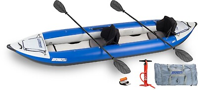 #ad Sea Eagle 420x Pro Explorer Package Inflatable Kayak Class 4 Whitewater Rapids