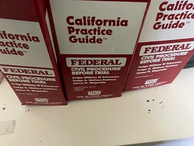 #ad #ad 2023 Rutter Guide Federal Civil Procedure before Trial all pages binders tabs