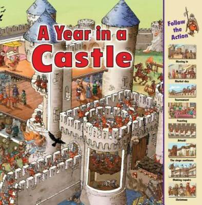 #ad A Year in a Castle Time Goes By Paperback By Coombs Rachel GOOD