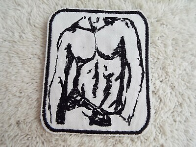 #ad Man#x27;s Nude TORSO 3 3 4quot; Embroidery Iron on Custom Patch E10