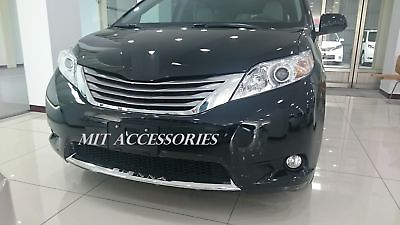 #ad for TOYOTA SIENNA 2011 2017 front lower grill chrome garnish trim molding cover