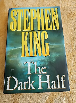 #ad Stephen King The Dark Half 1989 First Edition Hardcover Book Viking Penguin
