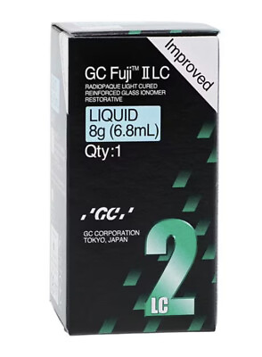 #ad GC Fuji II LC Glass Ionomer Liquid Refill 8gm Bt Part# 000206