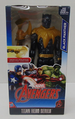 #ad NEW HASBRO MARVEL Titan Hero Series Black Panther Avengers Action Figure 12quot;