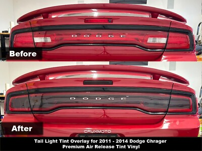 #ad Crux Motorsports Tail Light tint for 2011 – 2014 Dodge Charger