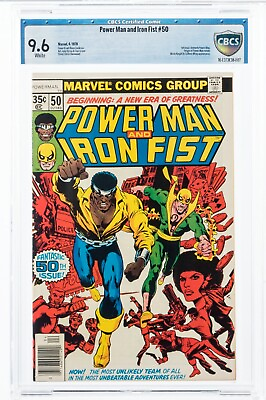 #ad 🔥 Power Man and Iron Fist #50 CBCS 9.6 First Issue Bronze Age Marvel 1978 cgc 1