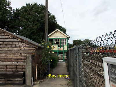 Photo 12x8 The old signal box at Chappel station This signal box is part o c2012