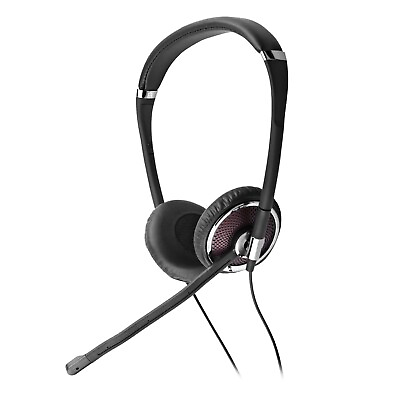 #ad Plantronics Blackwire C420 M Black Headband Headset Noise Cancelling