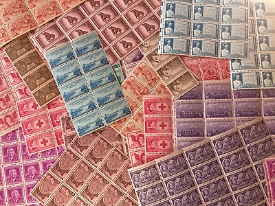 #ad Collection 15 Different Vintage U.S. Stamps 65 Years Old Mint NH Singles