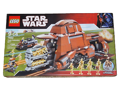 #ad #ad EMPTY BOX ONLY Lego Star Wars Trade Federation MTT 7662 EMPTY BOX ONLY
